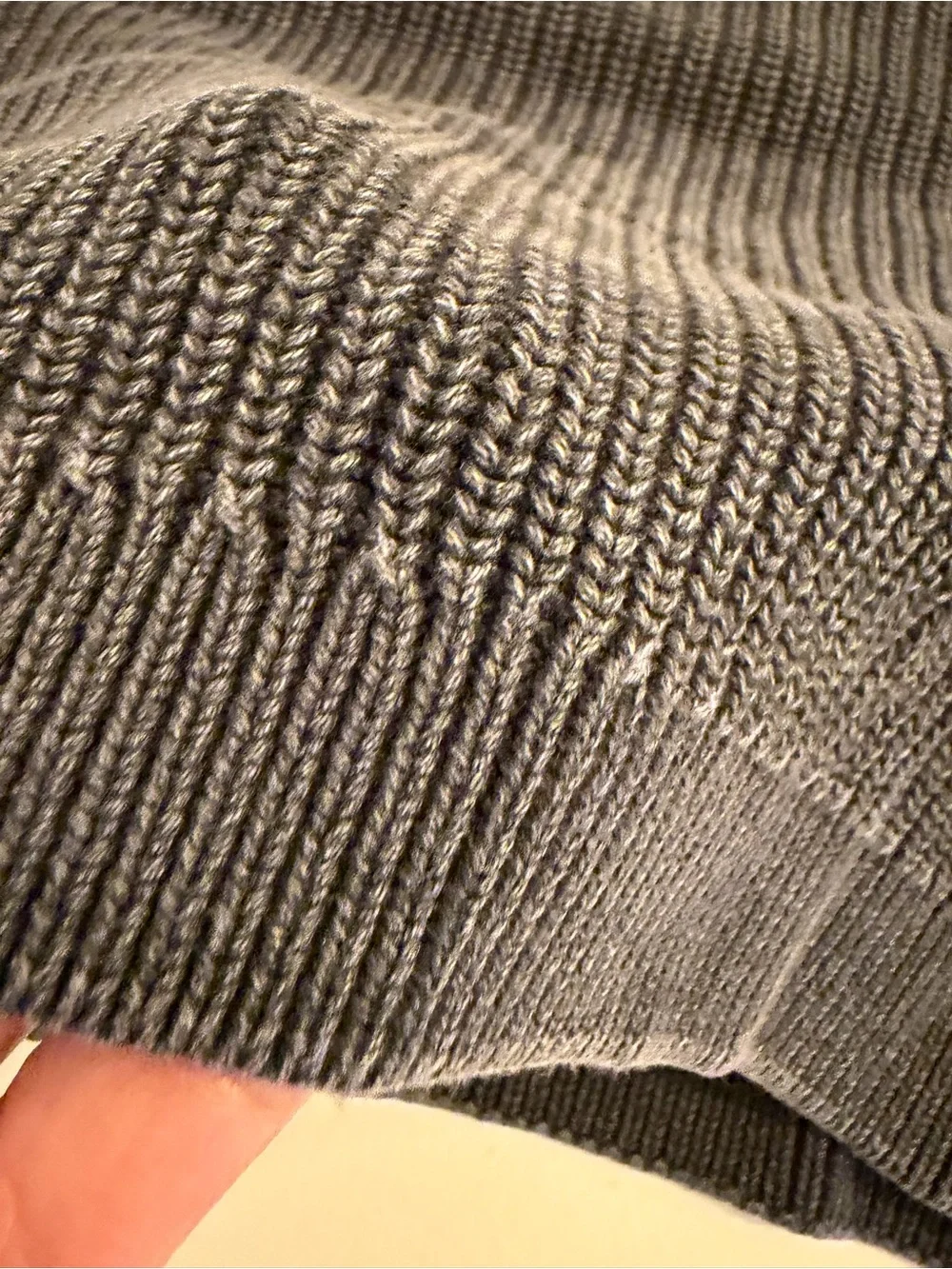 Zara Kids Boys Charcoal Ribbed Knit Sweater 2Y 92 cm